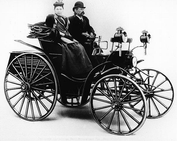 1893 Carl Benz Und Die AchsschenkelLenkung